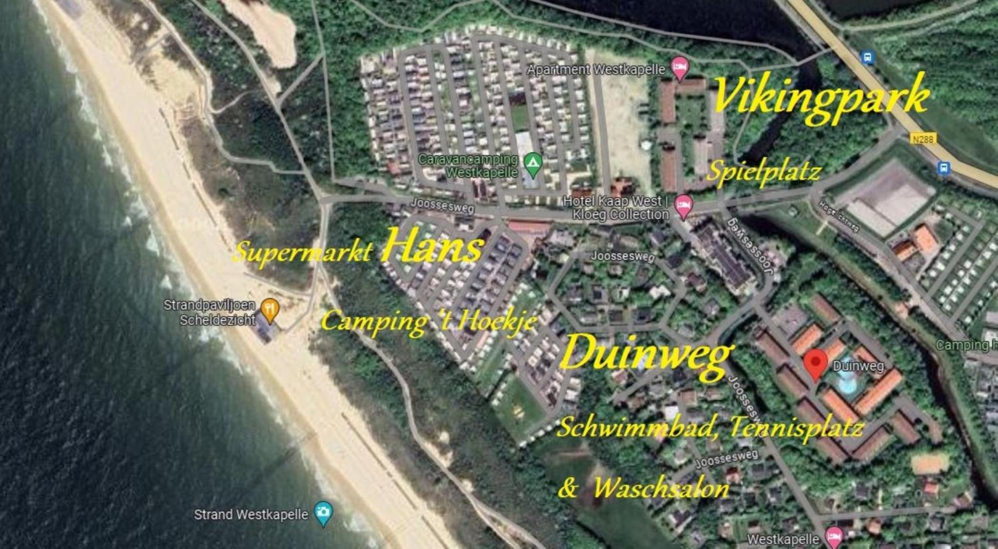 Parkzicht Bed By The Sea Westkapelle Exterior foto